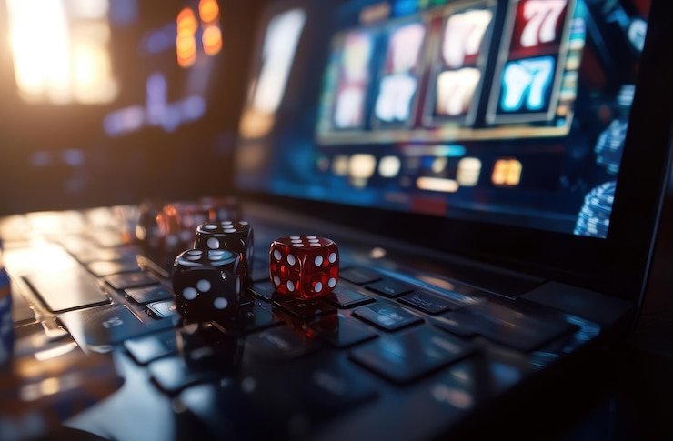 Live casino dealer studio with multi-camera setup
